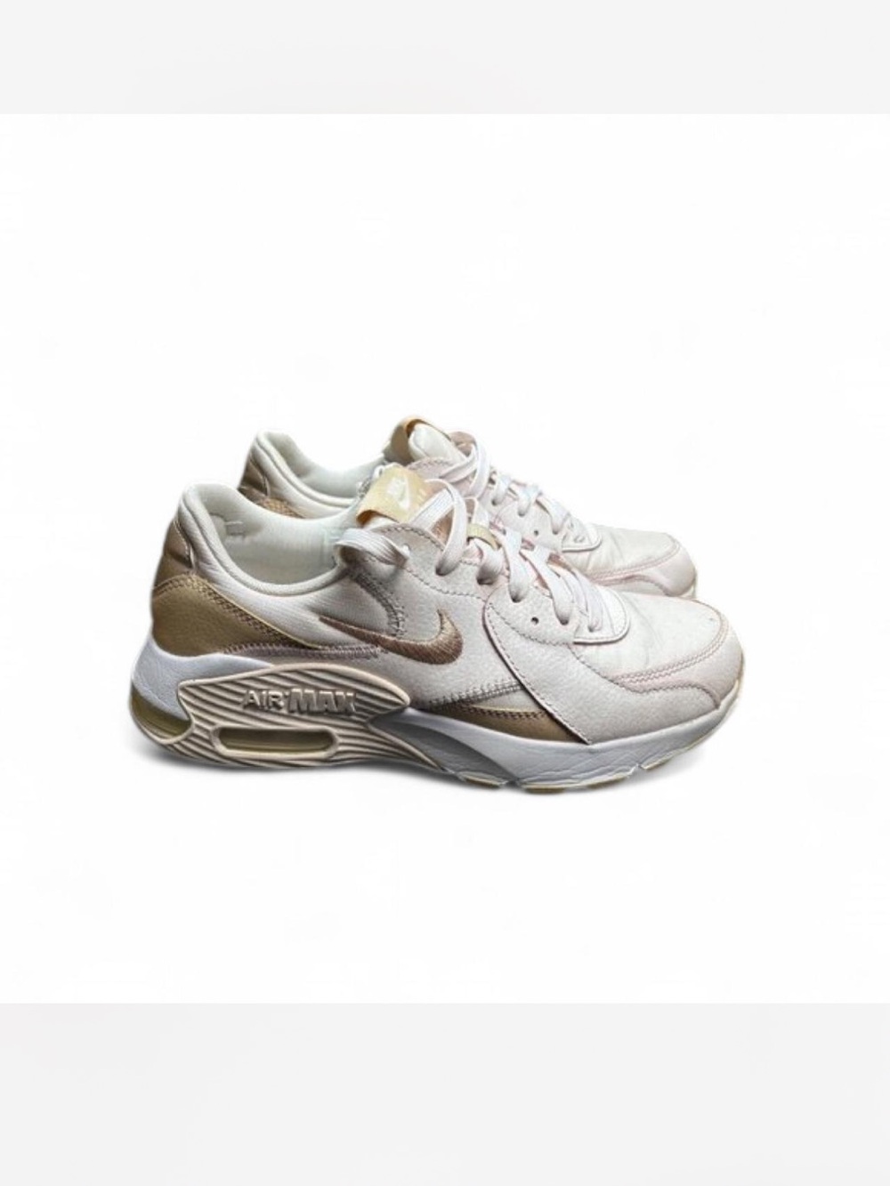 Nike Air Max 90 sneakers in light pink & cream #airmax #retro